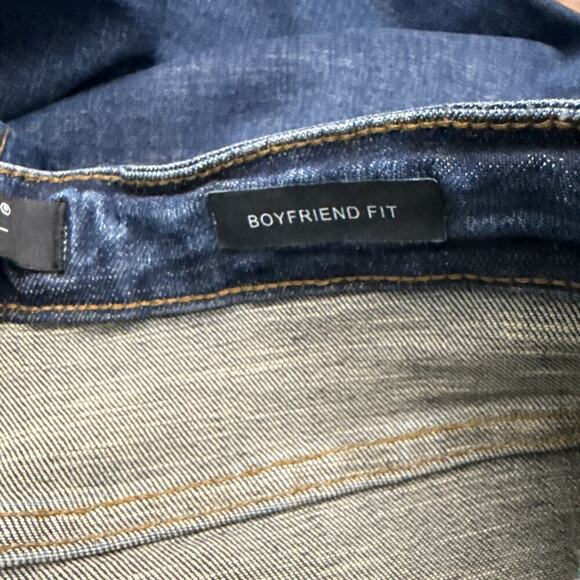 Judy Blue Boyfriend Fit Distressed Jeans Women’s 27 Stretch Raw Hem 5/27 - Picture 3 of 13